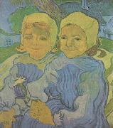 Vincent Van Gogh Two Children (nn04) Spain oil painting artist